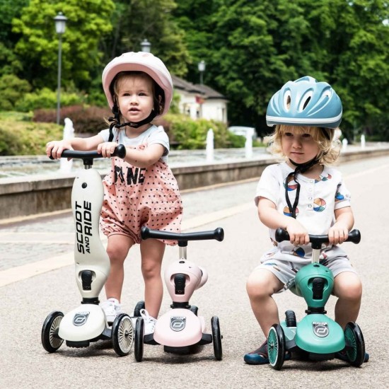 Trotineta copii transformabila 2 in 1 Scoot and Ride HighwayKick 1 Forest
