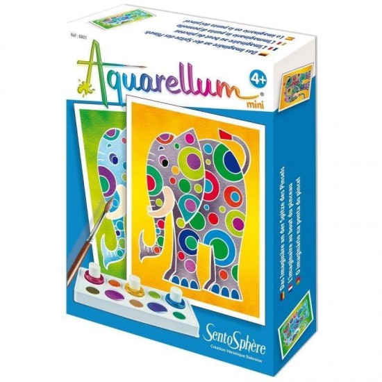 Set pictura Aquarellum Mini Elefanti