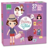 Set magnetic 37 piese - Imbraca papusa Chloe