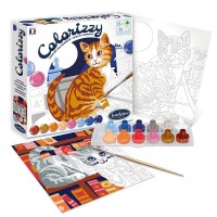 Pictura pe numere Colorizzy - Pisici