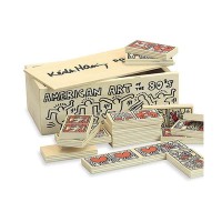 Joc Domino din lemn Keith Haring