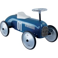Masina fara pedale din metal Bleu Vintage
