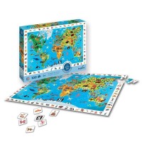 Puzzle Harta Lumii 100 piese