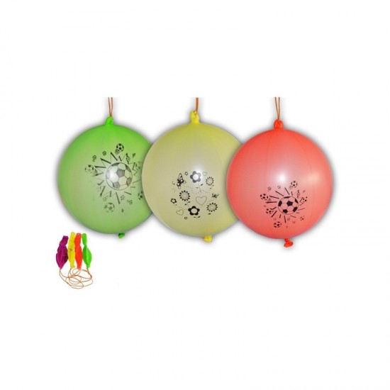 Set 50 baloane multicolore cu elastic