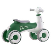 Bicicleta fara pedale cu 4 roti, verde