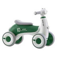 Bicicleta fara pedale cu 4 roti, verde