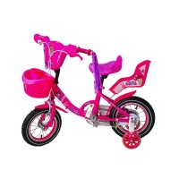 Bicicleta fete Girl cu leduri si muzica 16 inch cu cadru roz