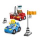 Set cuburi constructie Blocki Mubi Pit Stop 19 piese