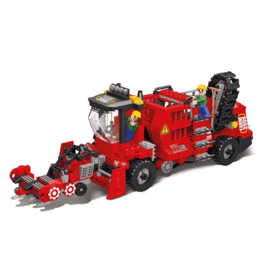 Set cuburi constructie Blocki My Farm - Combina de recoltat sfecla 456 piese