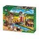 Set cuburi constructie Blocki My Farm - Moara de vant 525 piese