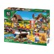 Set cuburi constructie Blocki My Farm - Moara de vant 525 piese