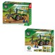 Set cuburi constructie Blocki My Farm - Tractor cu plug