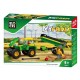 Set cuburi constructie Blocki My Farm - Tractor cu remorca