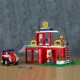 Set cuburi constructie Blocki My Fire Brigade - Statie de pompieri, 164 piese