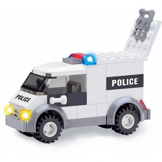 Set constructie Blocki My Police, Comisariat politie, 631 piese