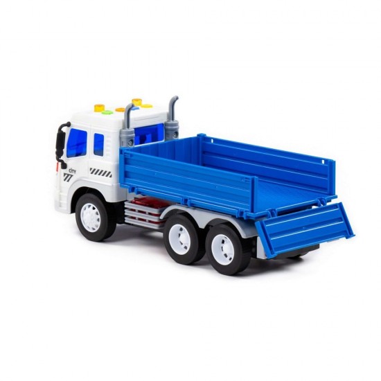 Camion cu lumina si sunete, 32x11,5x18,5 cm, Polesie