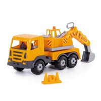 Camion excavator, 42,5x16,5x24,5 cm, Polesie