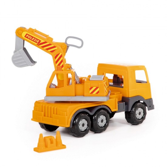 Camion excavator, 42,5x16,5x24,5 cm, Polesie