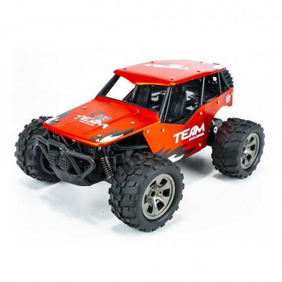 Jeep cu RC Predator scara 1:18 rosu