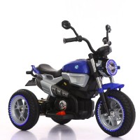 Motocicleta electrica pentru copii, 2 motoare, 12V - Albastru