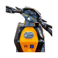 Motocicleta electrica pentru copii cu 2 motoare 12V - Portocaliu