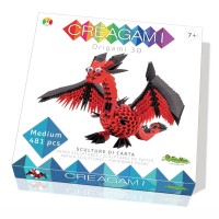 Set creativ Origami 3D Creagami - Dragon, 481 piese