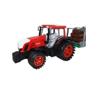 Tractor cu remorca si lemne 77 cm