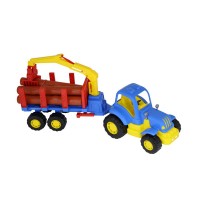 Tractor Hardy cu remorca si lemne 47 cm Polesie