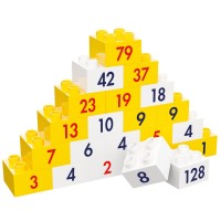 Joc Piramida numerelor - Prof.Kortenkamp's Hubelino 230 piese