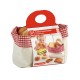 Set de joaca Hape - Cos cu patiserie din material textil 9 piese