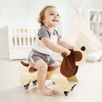 Jucarie din lemn ride-on catelus Hape