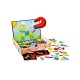 Set de joaca din lemn - Cutie de arta magnetica Hape 105 piese