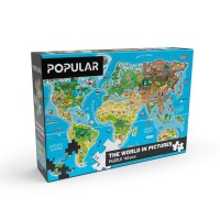 Puzzle pentru copii Harta lumii 160 piese