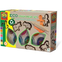 Set creativ - Plastilina Eco 7 culori si unelte din lemn