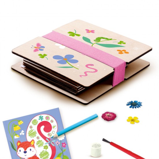 Set de lucru manual cu presa de flori pentru copii