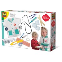 Set de joaca doctor cu halat si accesorii