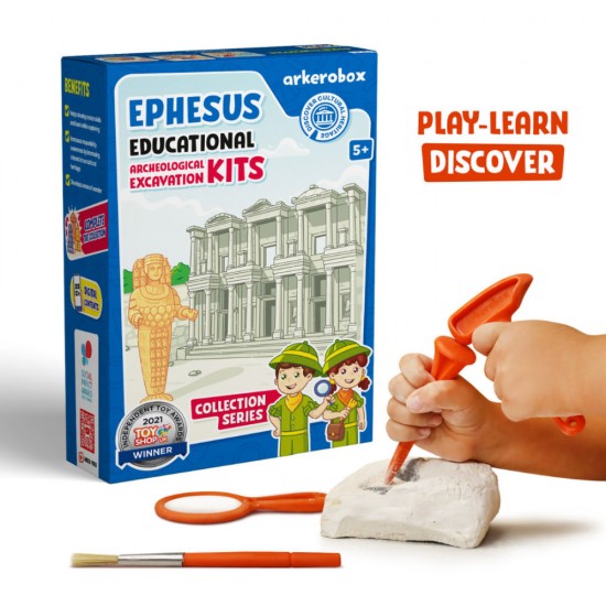 Set arheologic educational si puzzle 3D Arkerobox Efes - Biblioteca Celsus