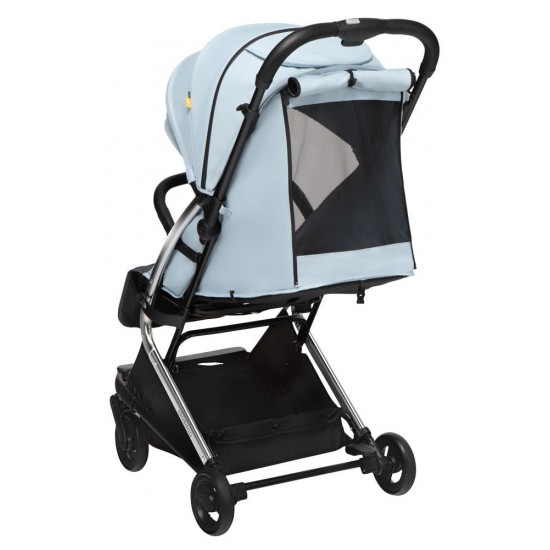 Carucior sport pliabil Skiddou Mikkeli Sky High, ultracompact pentru calatorii, Bleu