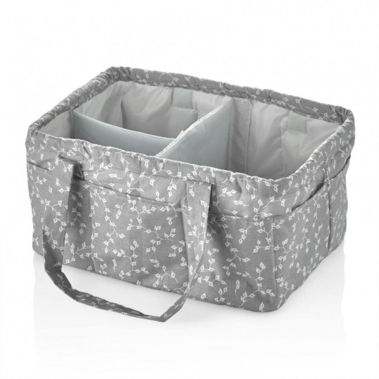 Geanta organizator pentru scutece si accesorii copii/bebelusi BabyJem 25x35 cm Gri