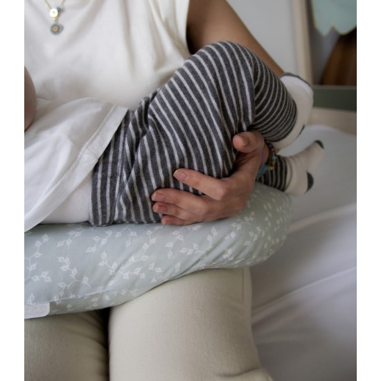 Perna multifunctionala pentru alaptat si gravide cu suport detasabil pentru cap BabyJem Culoare Gri