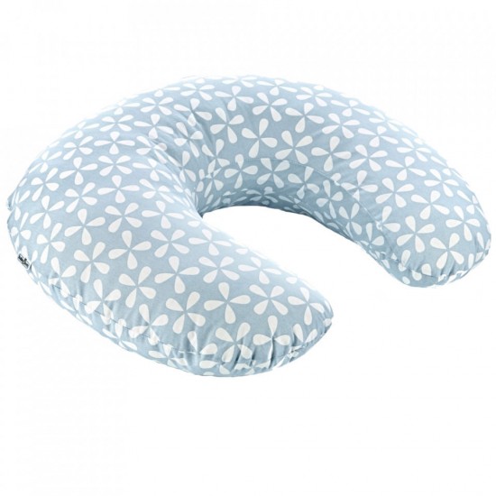 Perna pentru alaptat 2 in 1 Nursing Pillow, BabyJem Bleu