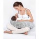 Perna pentru alaptat 2 in 1 Nursing Pillow BabyJem Culoare Galben