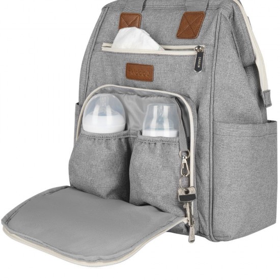 Rucsac multifunctional mamici Skiddou Astrid, Normandic Dream Gri