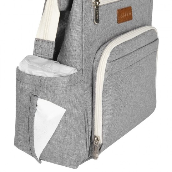 Rucsac multifunctional mamici Skiddou Astrid, Normandic Dream Gri