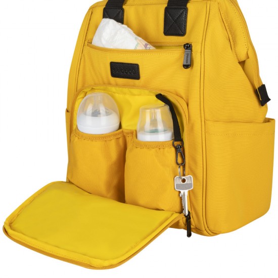 Rucsac multifunctional mamici Skiddou Galben