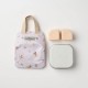 Set geanta termoizolanta Mealtote cu cutie Grow Bento Miniware Ready Go! Bento 4 piese Golden Swallow