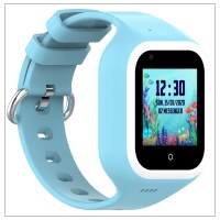 Ceas Smartwatch pentru copii, Wonlex KT21, Albastru, SIM card, 4G, Rezistent la apa IP54, Apel video