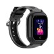 Ceas Smartwatch pentru copii, Wonlex KT23, negru, Nano SIM, 4G, pedometru, localizare GPS, microfon, monitorizare si SOS