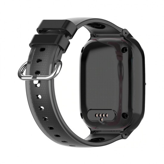 Ceas Smartwatch pentru copii, Wonlex KT23, negru, Nano SIM, 4G, pedometru, localizare GPS, microfon, monitorizare si SOS