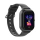 Ceas Smartwatch pentru copii, Wonlex KT24, negru, Nano SIM, 4G, pedometru, monitorizare, camera, contacte, apel SOS